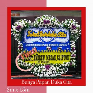 florist bunga papan duka